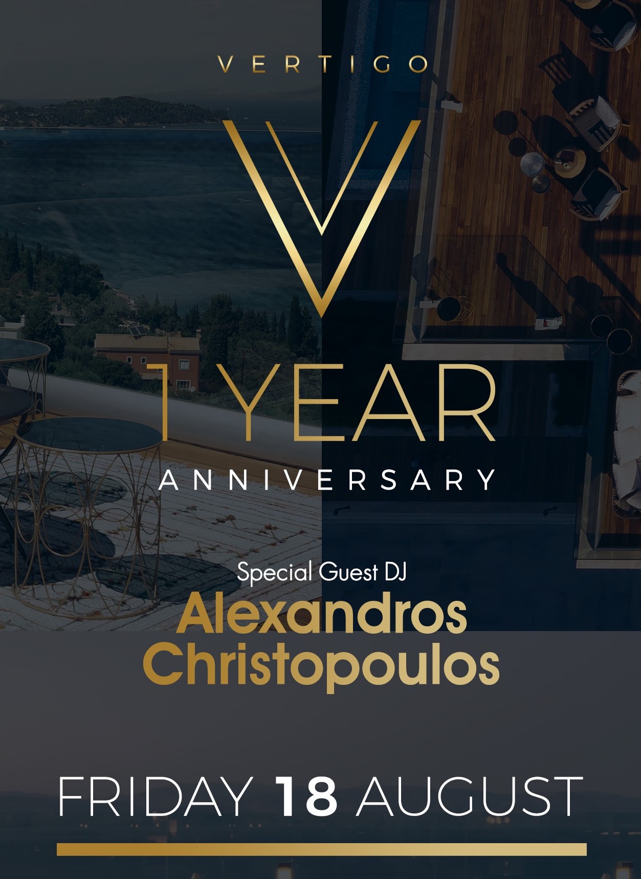 alexandros christopoulos at vertigo sky bar corfu